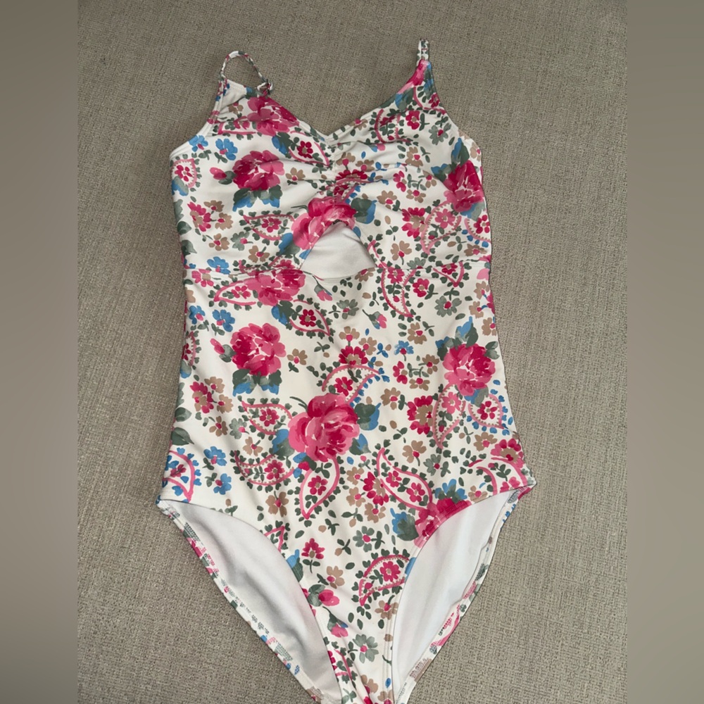 Abercrombie kids Floral One-Piece Swimsuit